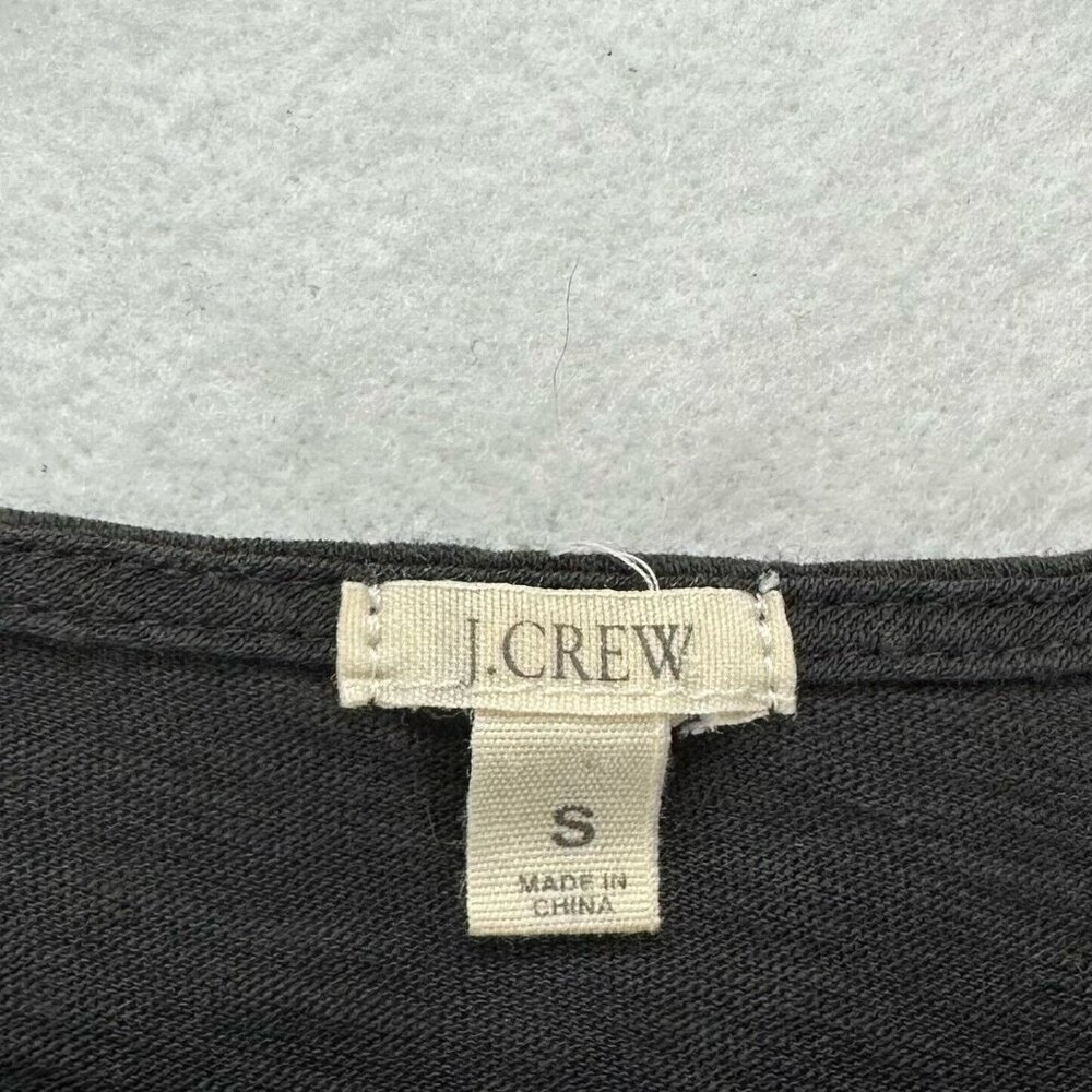 J.CREW Tank Top Womens Sz S Sequin Embellished Scoop Neck Sleeveless Black - Picture 9 of 9